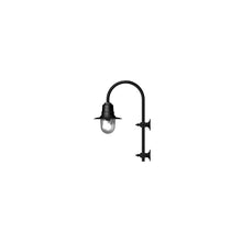 Vintage tear drop wall light in galvanised steel 0.91m