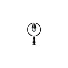 Classic railway style pier light for flat pier caps 0.59m