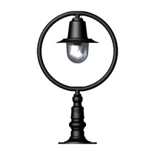 Classic railway style pier light for flat pier caps 0.59m