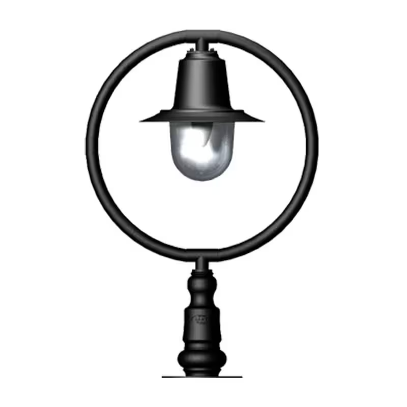 Classic Railway Style Pier Light For Narrow Pier Caps 0.52M