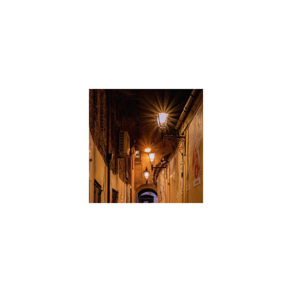 Large Victorian traditional in steel wall light 1.47m