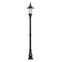 Georgian Style Lamp Post In Cast Iron And Steel 2.21M