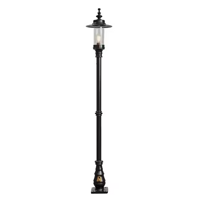 Georgian Style Lamp Post In Cast Iron And Steel 2.21M