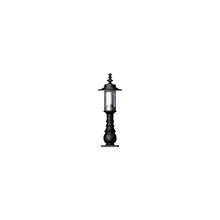 Georgian style pedestal light in cast iron and steel 0.62m