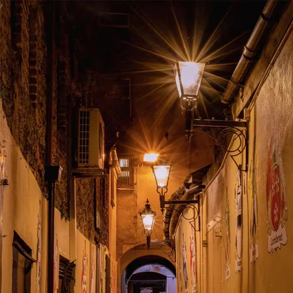 Large Victorian Traditional In Steel Wall Light 1.47M