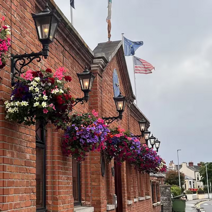 Victorian Traditional Cast Iron Wall Light With Decorative Arm 0.97M