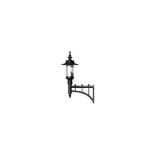 Georgian style wall light in cast iron and steel 0.94m