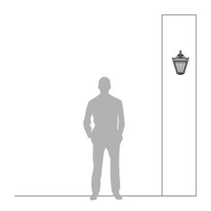 Victorian Traditional Cast Iron Bulkhead Light 0.37M