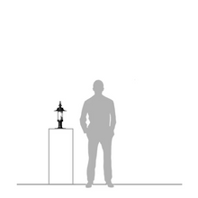Georgian style pier light for flat piers 0.45m