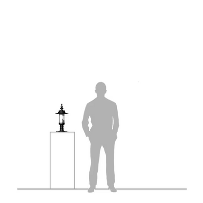 Georgian Style Pier Light For Flat Piers 0.45M