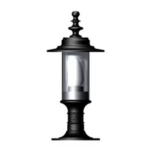 Georgian style pier light for flat piers 0.45m