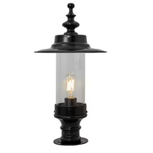 Georgian style pier light in cast iron and steel 0.58m