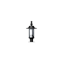 Georgian style pier light in cast iron and steel 0.39m