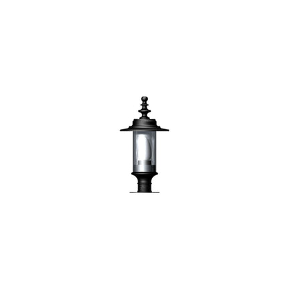 Georgian style pier light in cast iron and steel 0.39m