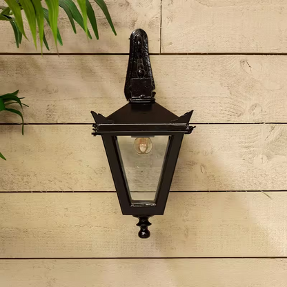 Victorian Traditional Cast Iron Downturned Wall Light 0.48M