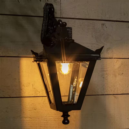 Victorian Traditional Cast Iron Downturned Wall Light 0.48M