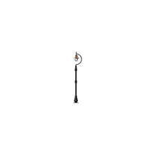 Vintage tear drop lamp post in cast iron and steel 1.5m