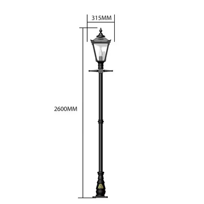 Victorian Traditional Cast Iron Lamp Post 2.6M