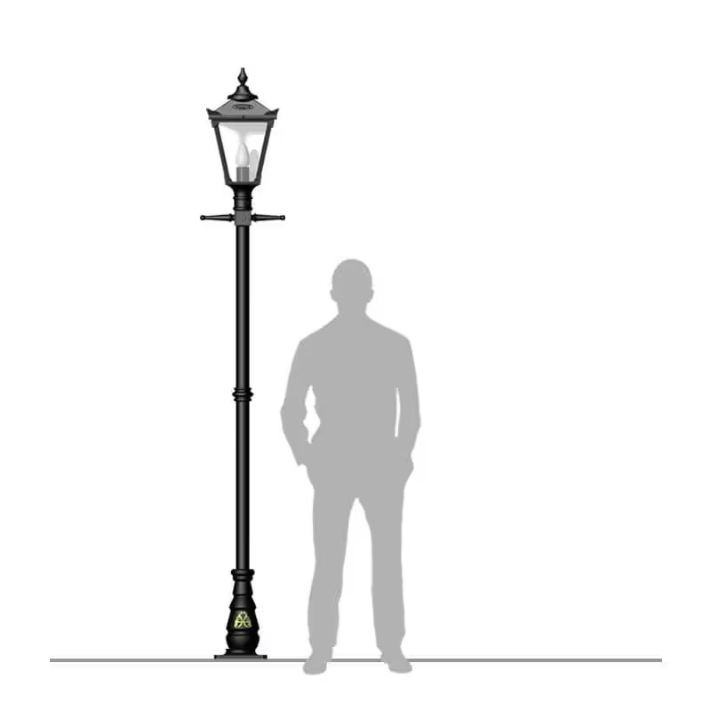 Victorian Traditional Cast Iron Lamp Post 2.6M