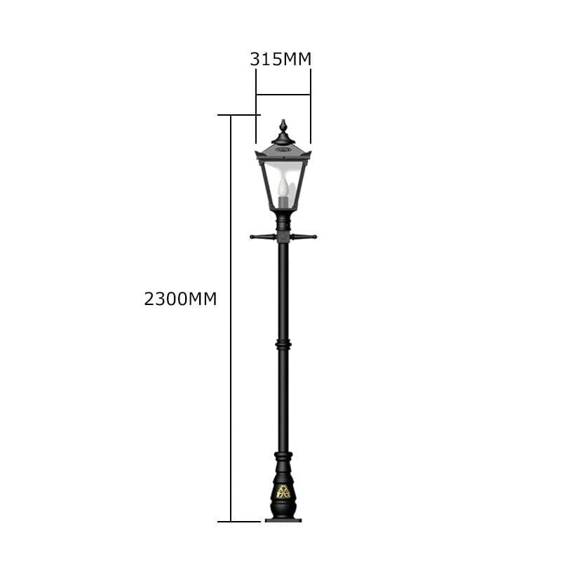 Harte Traditional Outdoor Post Light