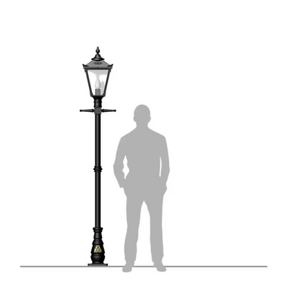 Victorian traditional cast iron lamp post 2.3m