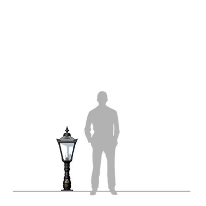 Victorian Traditional Cast Iron Pedestal Light 1.16M