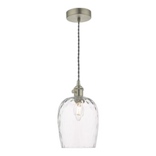 Hadano 1-Light Pendant Dimpled Glass