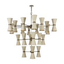 Hyde 42-Light Chandelier in Antique Brass