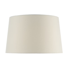 Iffley Faux Silk Tapered Drum Shade in Ivory