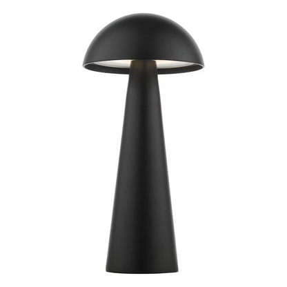 Lyle Outdoor Rechargeable Table Lamp in Matt Black
