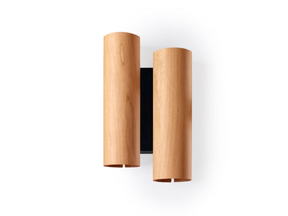 LZF Black Note Duplet Wall Light