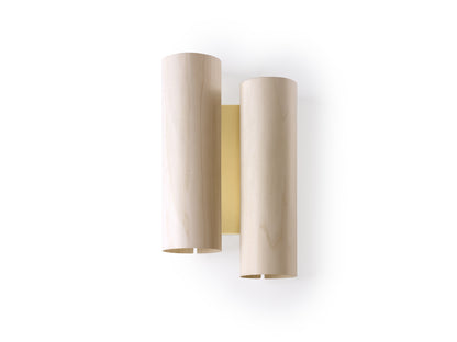 LZF Black Note Duplet Wall Light