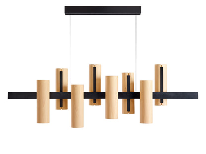 Black Note Keys LED Pendant