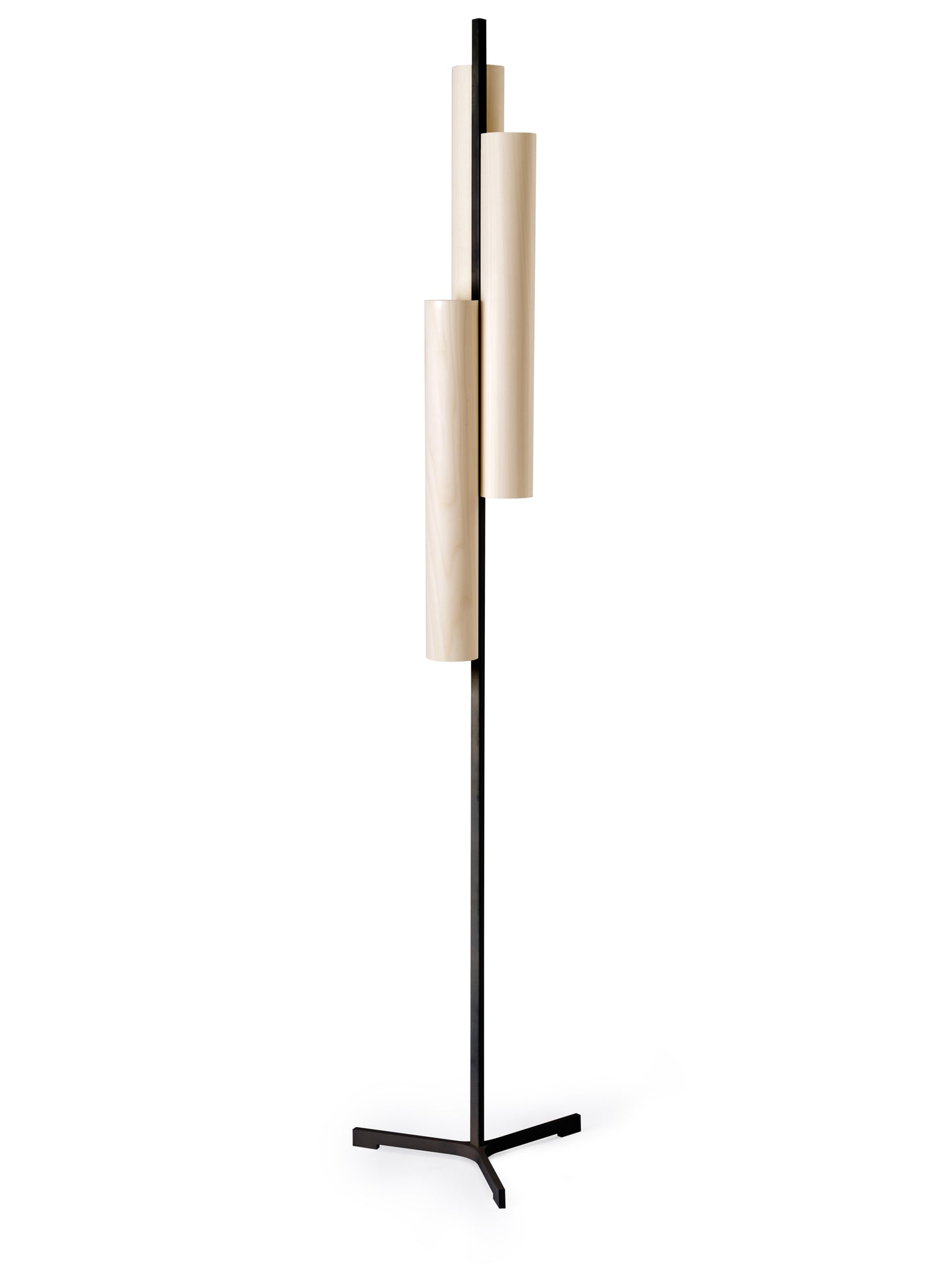 Black Note Triplet LED Floor Lamp