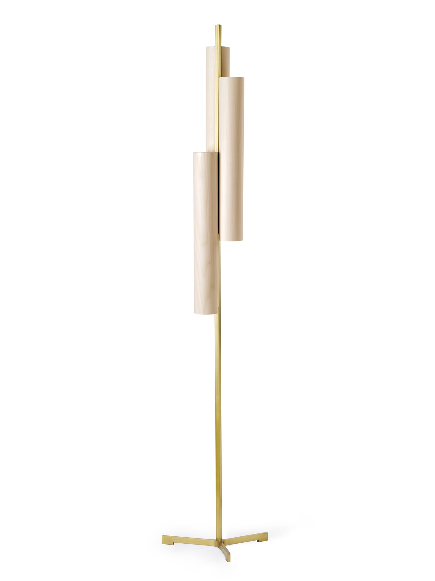 Black Note Triplet LED Floor Lamp