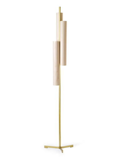 Black Note Triplet LED Floor Lamp