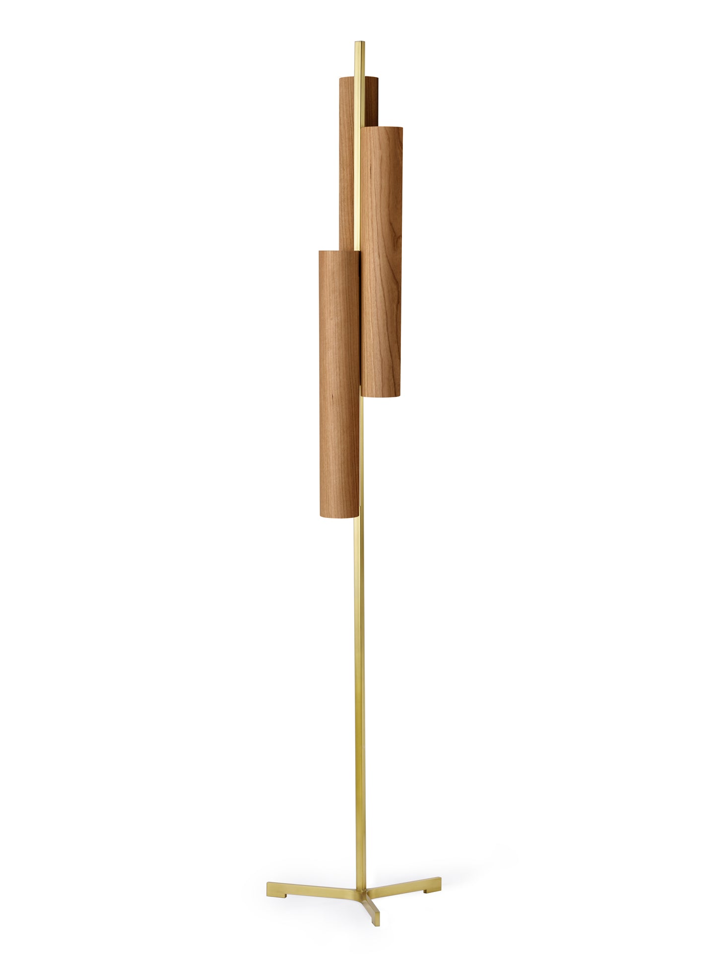 Black Note Triplet LED Floor Lamp