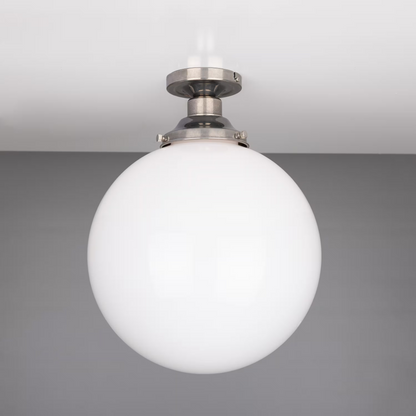 Yerevan Opal Glass Flush Ceiling Light