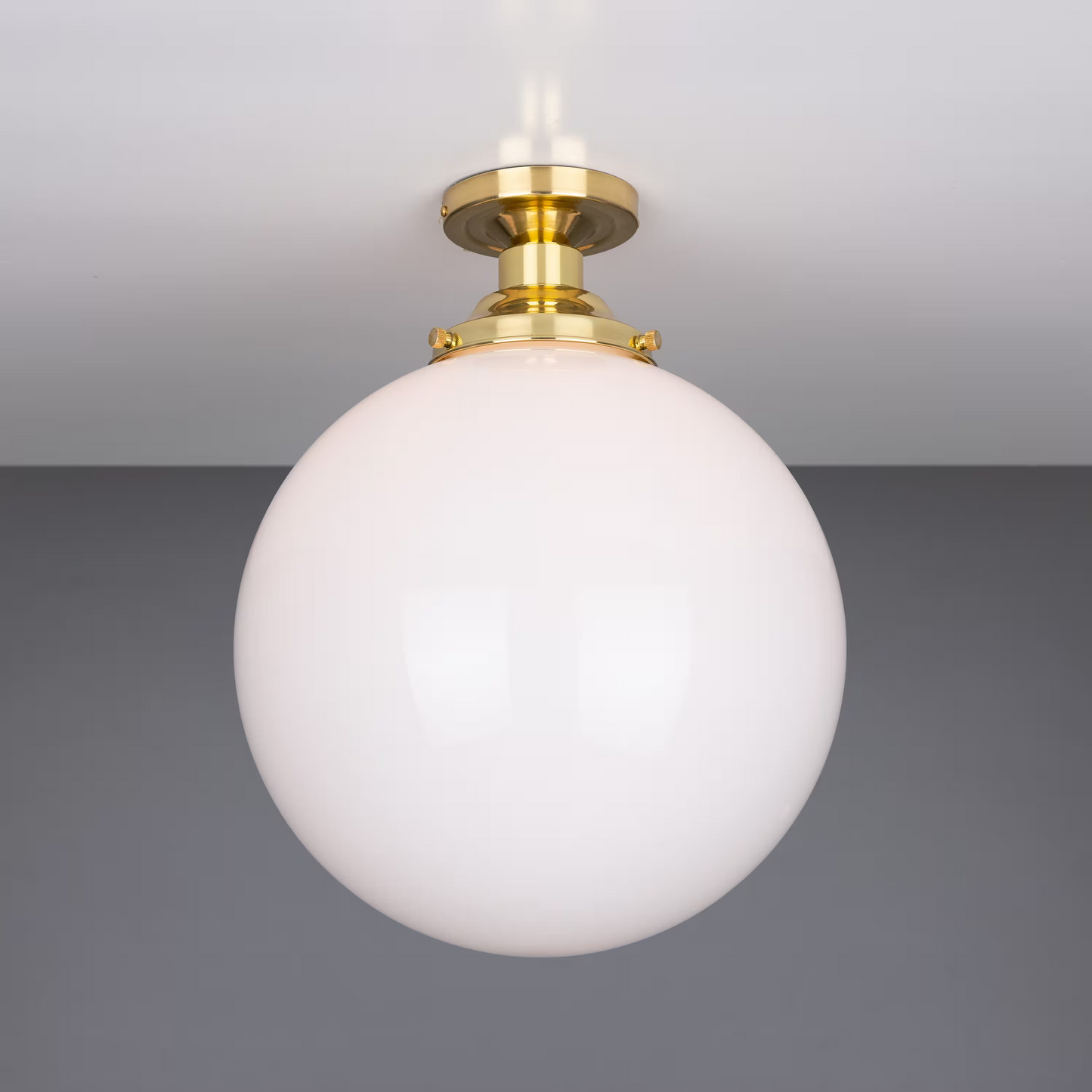 Yerevan Opal Glass Flush Ceiling Light