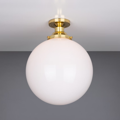 Yerevan Opal Glass Flush Ceiling Light
