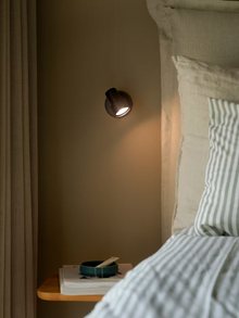 Boston Spot Wall Light in Black
