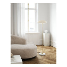 Glossy Floor Lamp in White