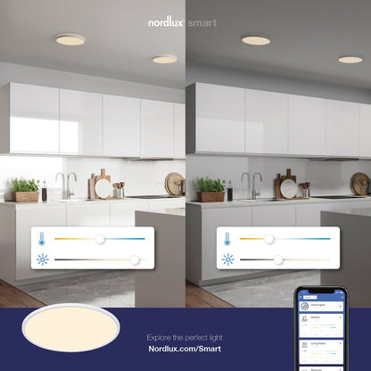 Nordlux Oja Flush Ceiling Light