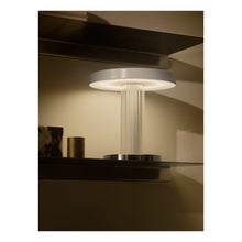 Trezzi Portable Table Lamp in White