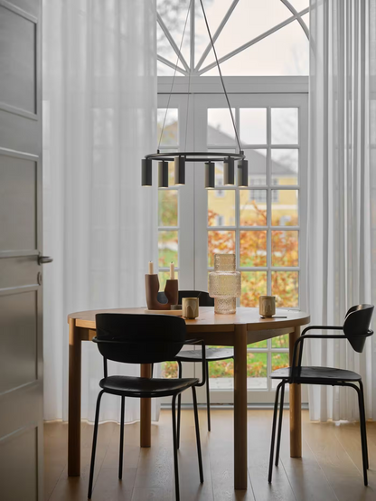 Vico Chandelier Pendant in Black