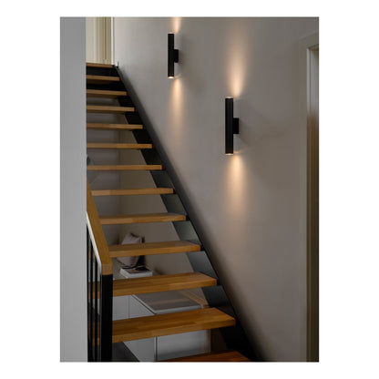 Vico long Wall Light in Black