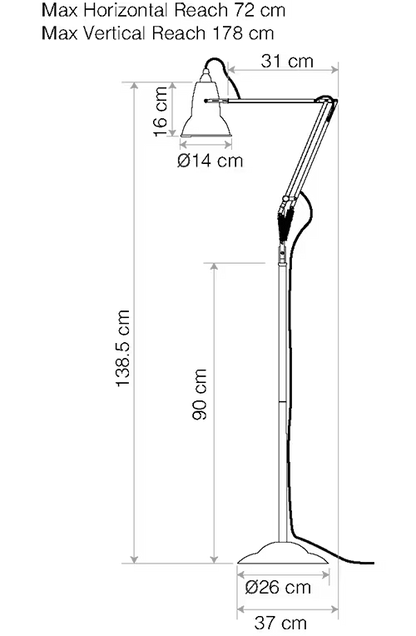 Original 1227 Floor Lamp - National Trust Edition