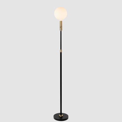 Poise Adjustable Floor Lamp with Sphere V LED bulb