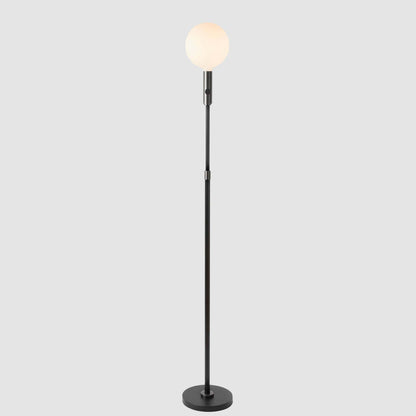 Poise Adjustable Floor Lamp with Sphere V LED bulb