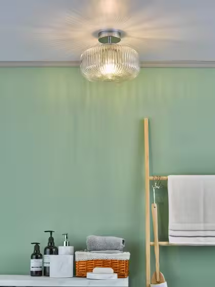 Riva Bathroom Semi Flush